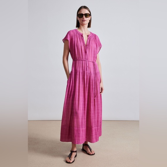 Apiece Apart Dresses & Skirts - Apiece Apart Forte Maxi Dress Raspberry